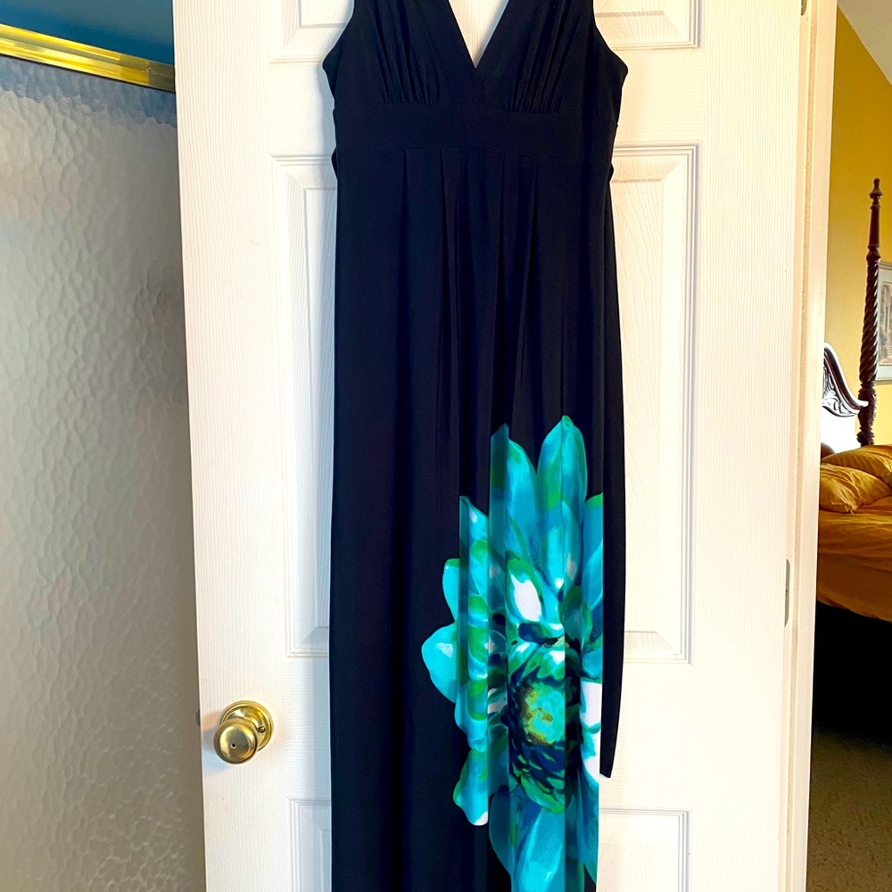 Black Maxi Dress size 12 Petite very cute!